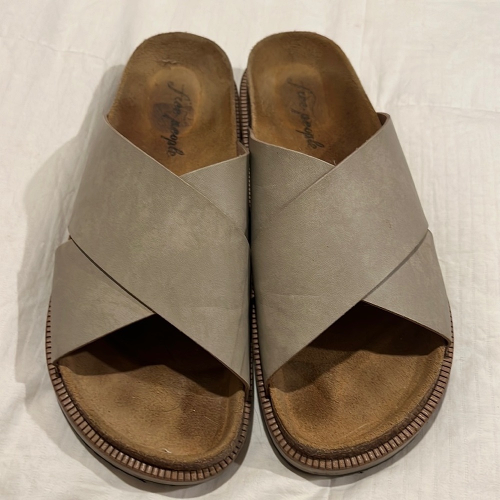 Free People Cork Sandals